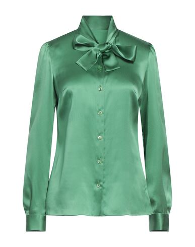 Dolce & Gabbana Woman Shirt Green Size 6 Silk