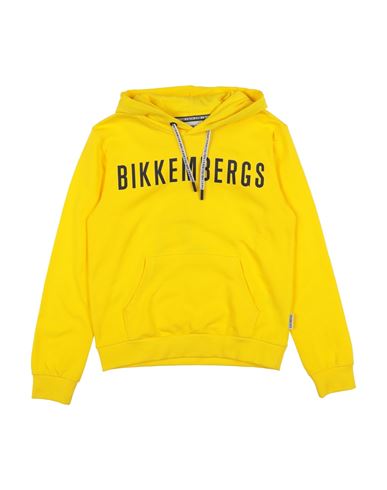 Shop Bikkembergs Toddler Boy Sweatshirt Yellow Size 5 Cotton
