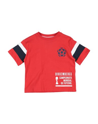 Bikkembergs Toddler Boy T-shirt Red Size 5 Cotton In Red