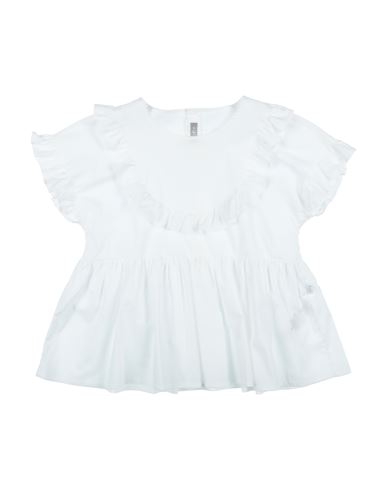 Il Gufo Toddler Girl Top Ivory Size 6 Cotton, Elastane In White