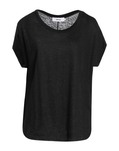 Notshy Woman T-shirt Black Size L Linen