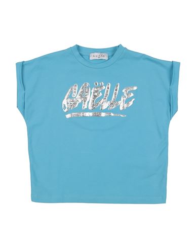 GAELLE PARIS GAËLLE PARIS TODDLER GIRL T-SHIRT AZURE SIZE 6 COTTON, ELASTANE 