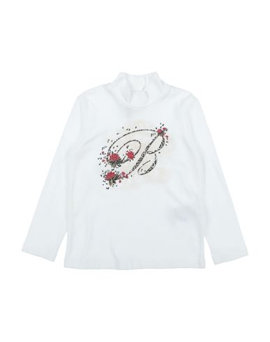 Shop Miss Blumarine Toddler Girl T-shirt White Size 4 Cotton, Elastane