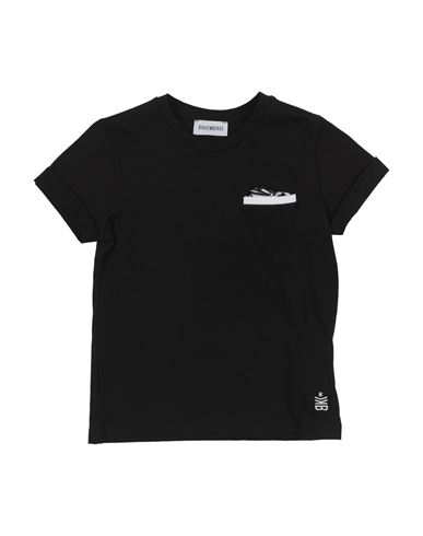Bikkembergs Toddler Boy T-shirt Black Size 4 Cotton In Black