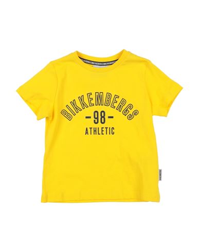 Bikkembergs Toddler Boy T-shirt Yellow Size 4 Cotton In Yellow