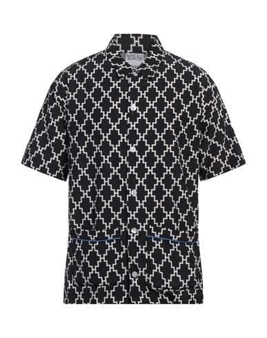 Marcelo Burlon County Of Milan Marcelo Burlon Man Shirt Black Size S Viscose, Cotton