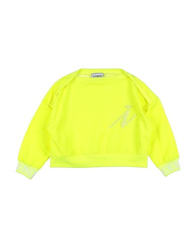 Shop Iceberg Toddler Girl Sweatshirt Yellow Size 6 Polyester, Cotton, Elastic Fibres