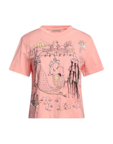 Emilio Pucci Woman T-shirt Pink Size M Cotton