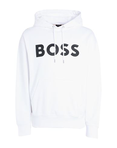 Shop Hugo Boss Boss Man Sweatshirt White Size L Cotton