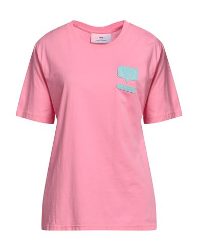 Chiara Ferragni Woman T-shirt Pink Size M Cotton