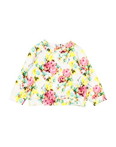 Miss Blumarine Newborn Girl Sweatshirt Yellow Size 3 Cotton, Elastane In Multi