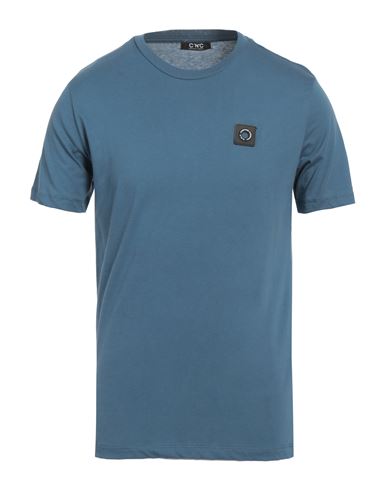 C'n'c' Costume National Man T-shirt Slate Blue Size Xxl Cotton