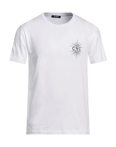 C'n'c' Costume National Man T-shirt White Size 3xl Cotton