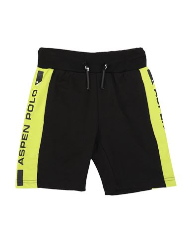 Shop Aspen Polo Club Toddler Boy Shorts & Bermuda Shorts Black Size 7 Cotton, Elastane