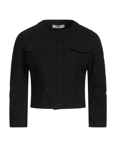 Shop Angelo Marani Woman Shirt Black Size 10 Polyamide, Elastane