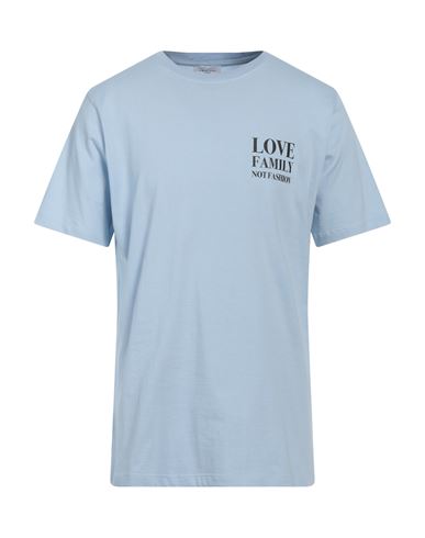 Shop Family First Milano Man T-shirt Light Blue Size Xl Cotton