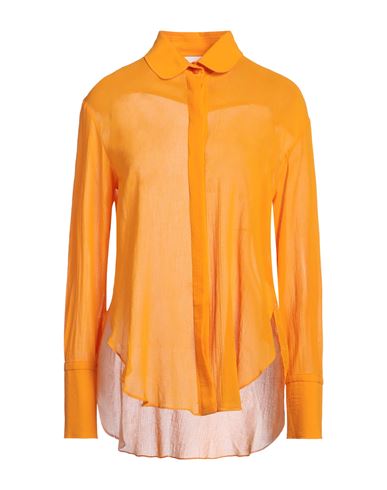Patou Woman Shirt Mandarin Size 4 Cotton