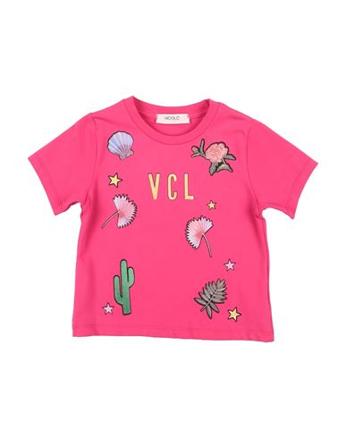 Shop Vicolo Toddler Girl T-shirt Fuchsia Size 4 Cotton, Elastane In Pink