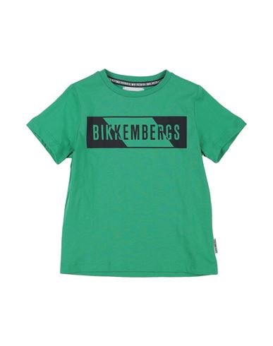 Bikkembergs Toddler Boy T-shirt Green Size 3 Cotton In Green