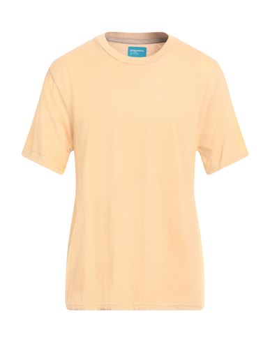 Shop Notsonormal Man T-shirt Beige Size L Cotton, Recycled Cotton