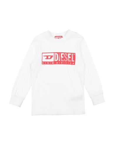 Shop Diesel Toddler T-shirt White Size 6 Cotton