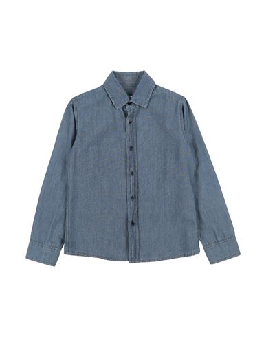 Shop Sp1 Toddler Boy Denim Shirt Blue Size 6 Cotton