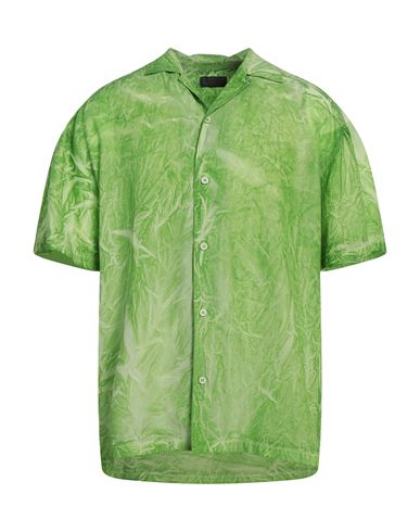 Hangar Man Shirt Green Size L Cupro, Lyocell