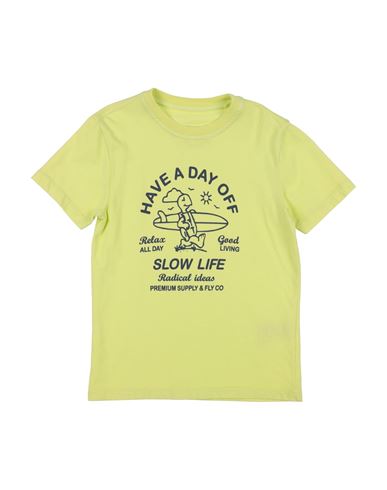 Shop Sp1 Toddler Boy T-shirt Acid Green Size 6 Cotton
