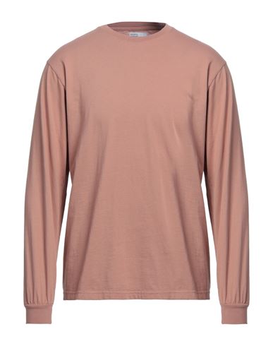 Shop Colorful Standard Man T-shirt Light Brown Size Xxl Organic Cotton In Beige
