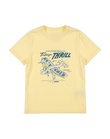 Shop Sp1 Toddler Boy T-shirt Light Yellow Size 6 Cotton