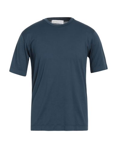 Daniele Fiesoli Man T-shirt Navy Blue Size M Cupro, Elastane