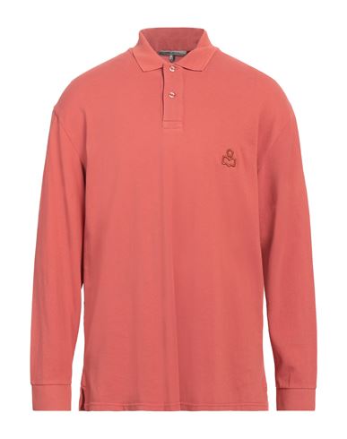 Isabel Marant Man Polo Shirt Salmon Pink Size S Cotton