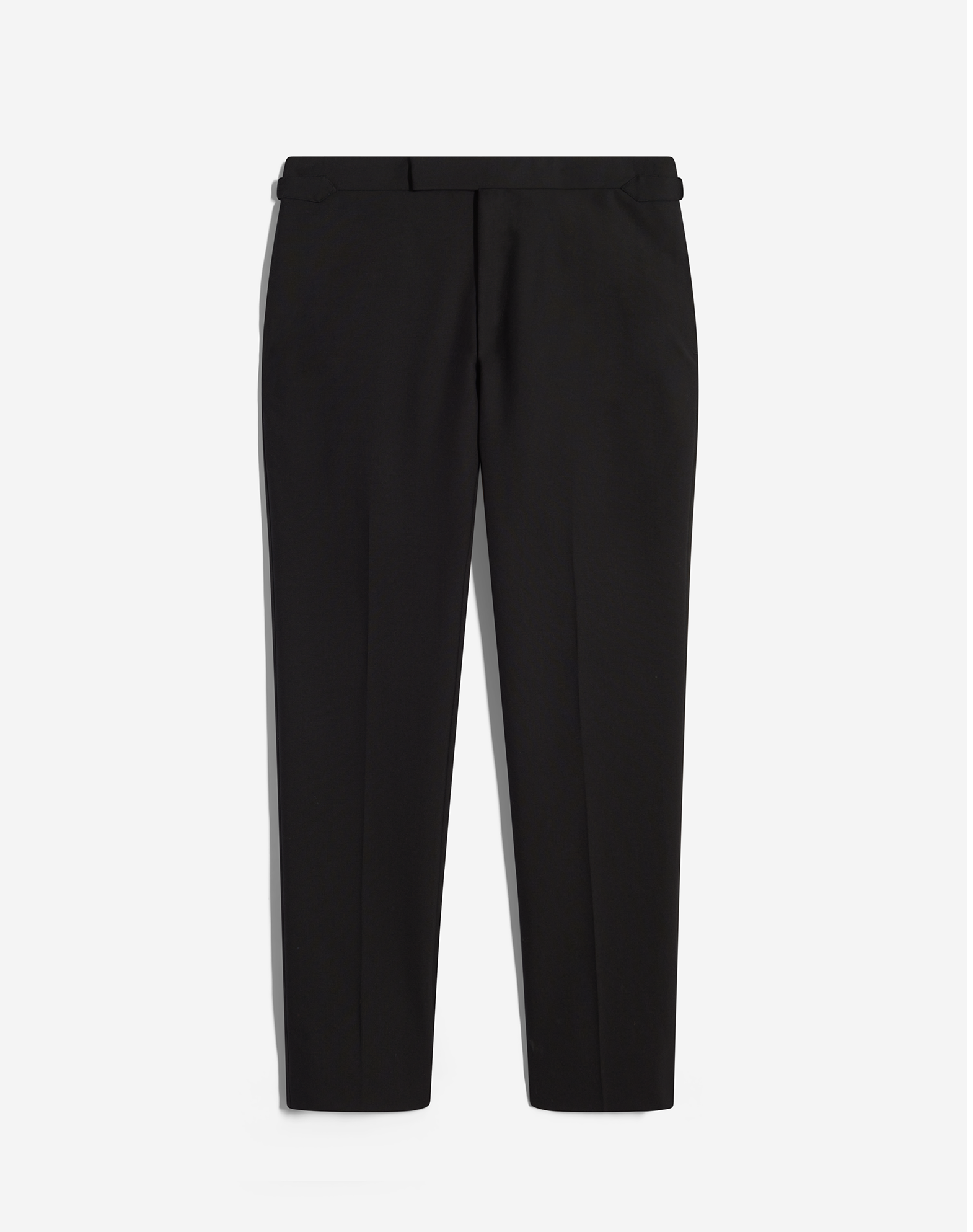 Dunhill Wool Barathea Society Evening Trousers In Black