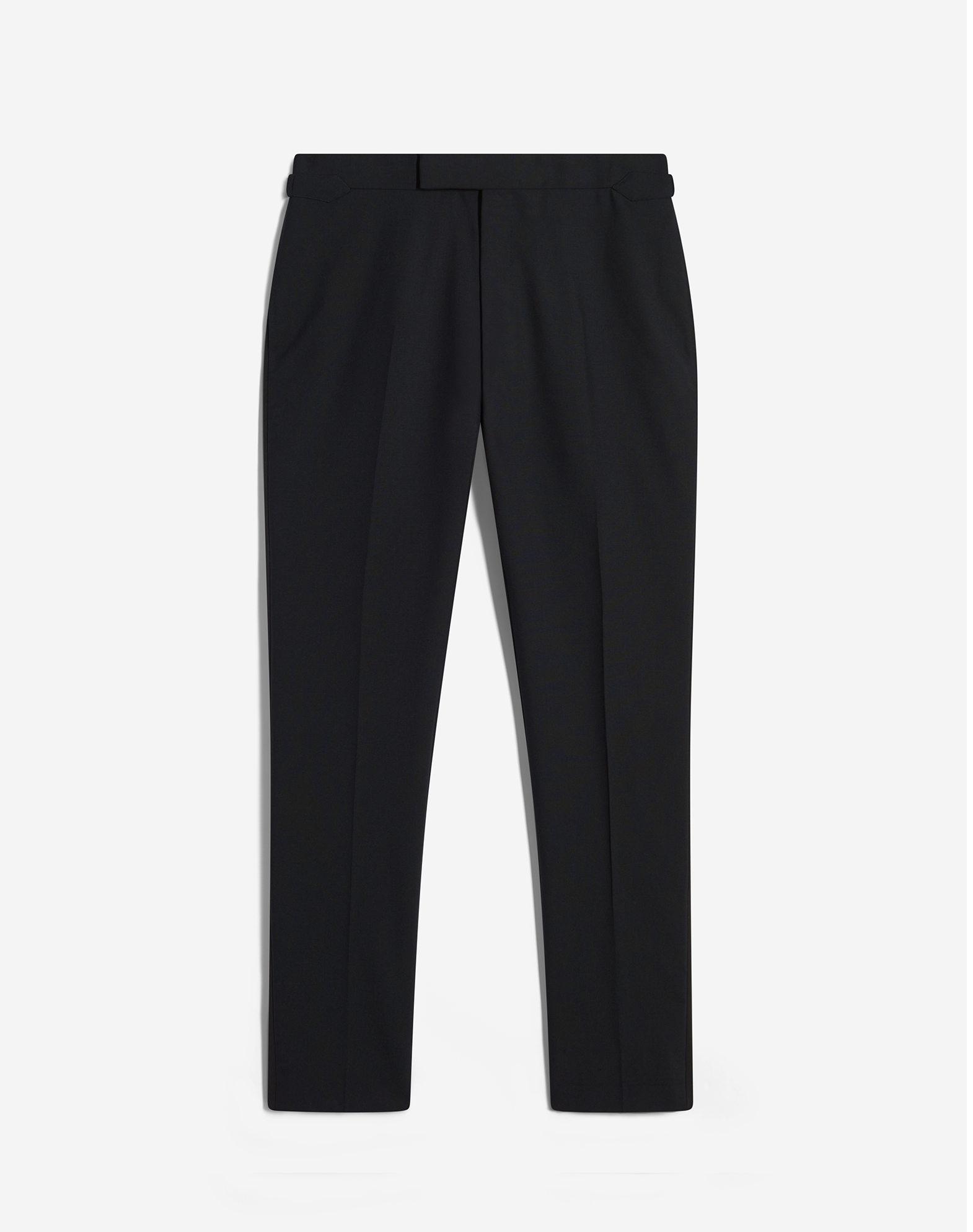 Dunhill Wool Barathea Society Evening Trousers In Black