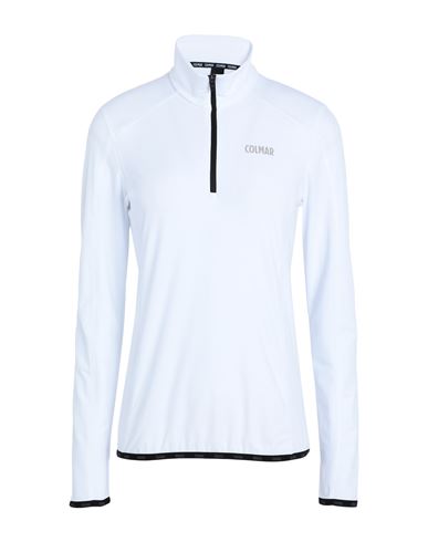 Colmar Intensive Woman T-shirt White Size L Polyamide, Elastane In Blue