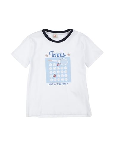 Shop Peuterey Toddler Boy T-shirt White Size 7 Cotton, Elastane