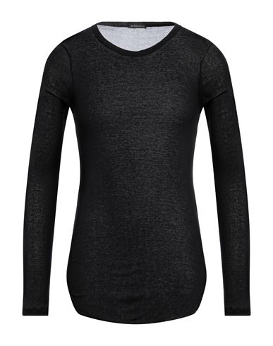Shop Ann Demeulemeester Man T-shirt Black Size L Cotton, Silk