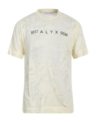 Alyx 1017  9sm Man T-shirt Beige Size L Cotton, Polyester