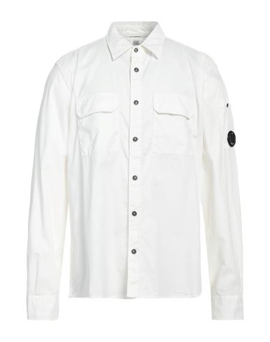 C.p. Company C. P. Company Man Shirt White Size Xxl Linen