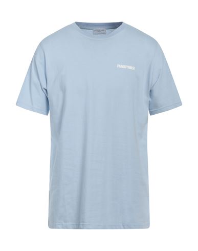 Family First Milano Man T-shirt Light Blue Size Xl Cotton