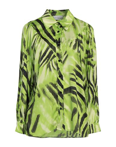 Gaelle Paris Gaëlle Paris Woman Shirt Lime Green Size 6 Polyester In Green