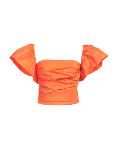 Pinko Woman Top Orange Size 2 Polyester In Orange