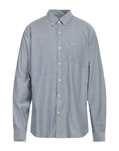 Michael Kors Mens Man Shirt Midnight Blue Size Xxl Cotton, Elastane In Gray