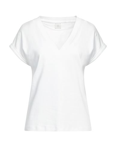 Eleventy Woman T-shirt White Size M Cotton