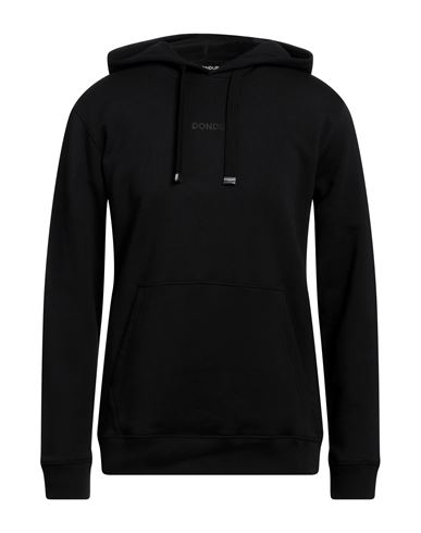 Dondup Man Sweatshirt Black Size Xxl Cotton, Elastane