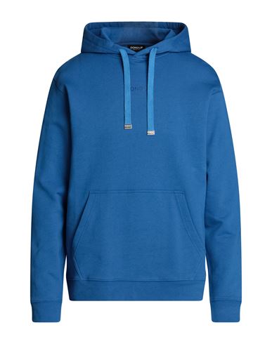 Dondup Man Sweatshirt Blue Size Xl Cotton, Elastane