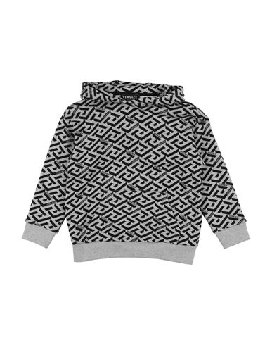 Shop Versace Young Toddler Boy Sweatshirt Grey Size 6 Cotton, Elastane