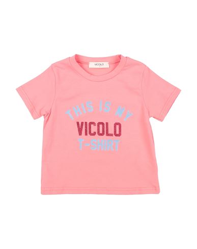 Shop Vicolo Toddler Girl T-shirt Pink Size 6 Cotton, Elastane