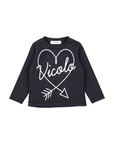 Shop Vicolo Toddler Girl T-shirt Midnight Blue Size 4 Cotton, Elastane