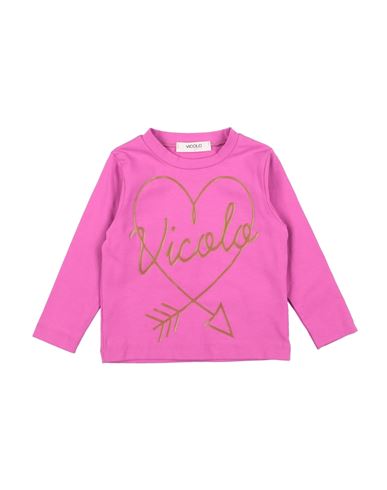 Shop Vicolo Toddler Girl T-shirt Magenta Size 4 Cotton, Elastane